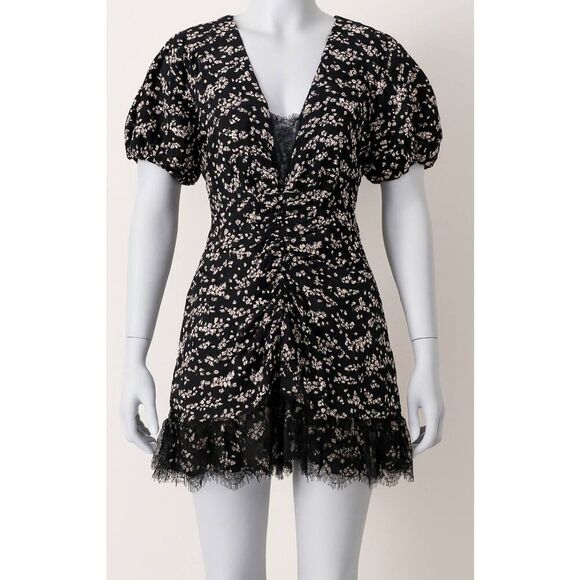 Elisabetta franchi Dresses & Skirts - Elisabetta franchi abito Donna womens medium floral mini black cream blossoms